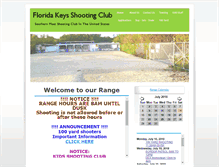 Tablet Screenshot of keysshootingclub.com